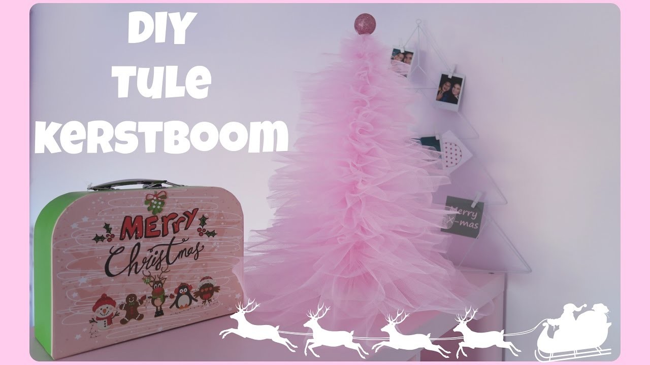 DIY tule kerstboompje