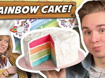 RAINBOW CAKE BAKKEN! - Nailed it #2