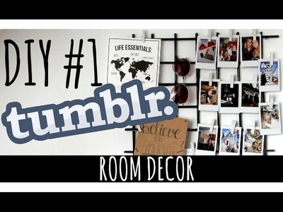 DIY#1 TUMBLR ROOM DECOR - inspiration bord | travelwithmar