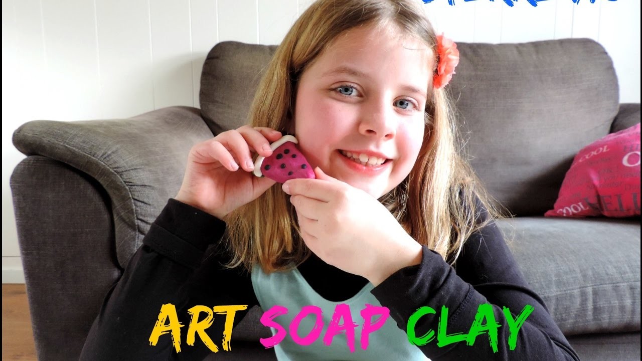 DIY Art Soap Clay - Watermeloen zeepje maken Mostcutestnl  | Sterre XO