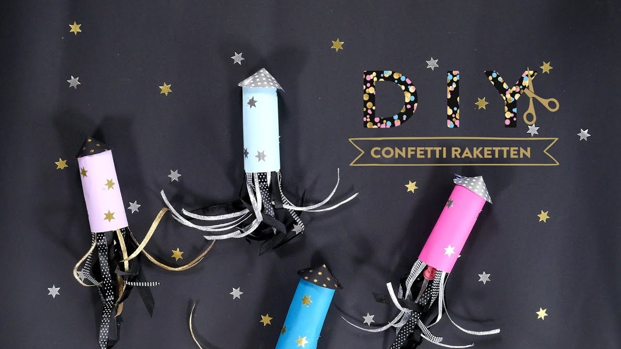 DIY Oud & Nieuw Confetti Raketten | Westwing stijltips