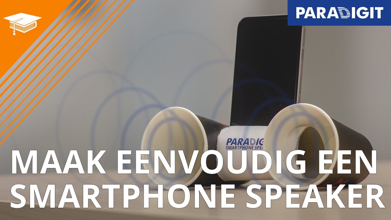 Je eigen smartphone speaker maken? DIY! | How to | Paradigit