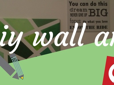Diy wall art from Pinterest | Romy