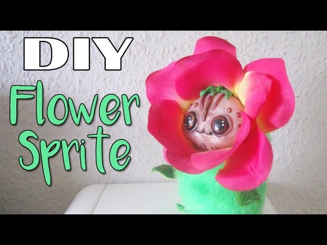 DIY FLOWER ART OOAK Sprite Art Doll Tutorial
