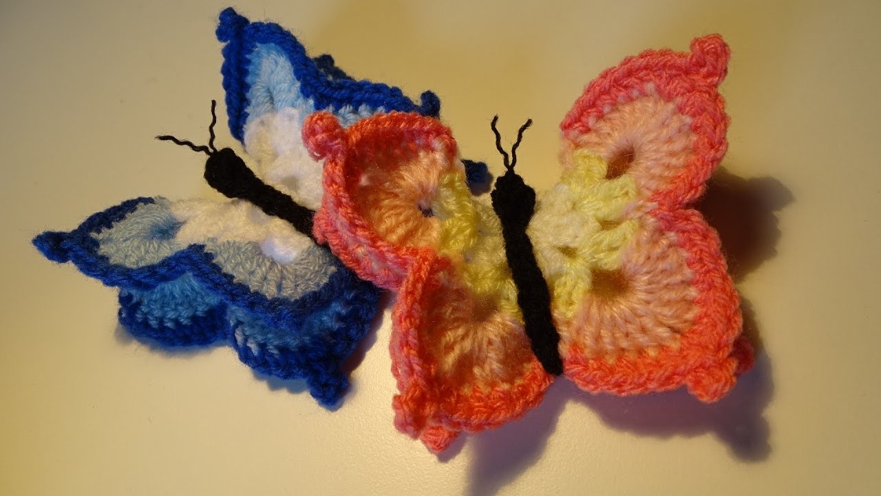 Crochet Butterfly -  Vlinder haken