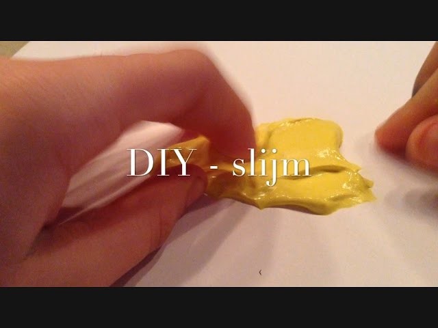 DIY - Slijm met witte lijm || DIY Girl