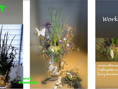 DIY voorjaarsbloemschikken I Frühlings-Blumen deko im glas Osterdeko I Flower deco mrsT45andabit