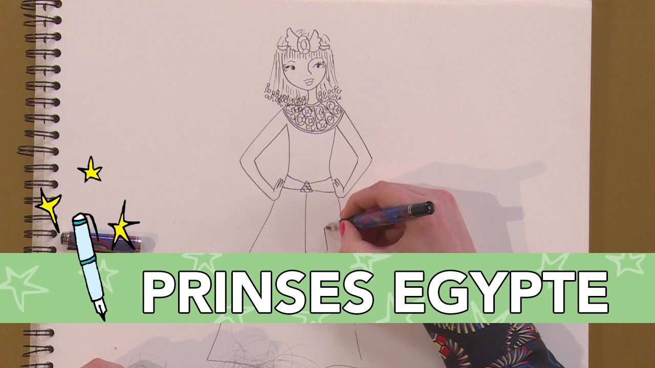 Jill DIY: Egyptische Prinses Tekenen