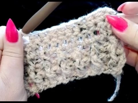 Halve stokjes samen haken - decrease half double crochet
