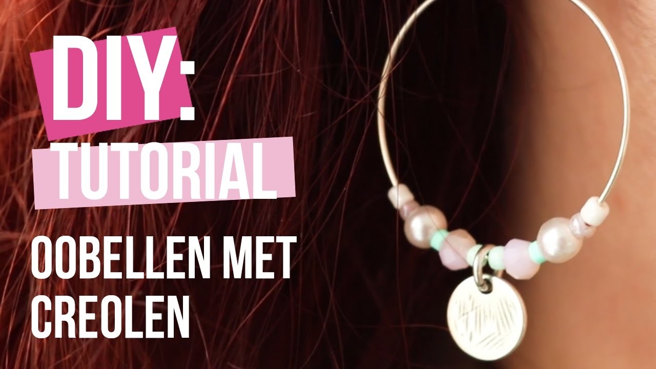 Sieraden maken: Trendy oorbellen met onderdelen van DQ metaal ♡ DIY