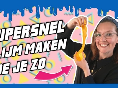 ???? Slijm maken! Op een supersnelle manier ???? | DIY