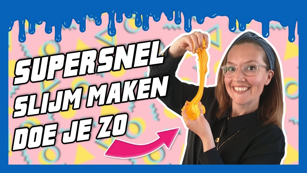 ???? Slijm maken! Op een supersnelle manier ???? | DIY