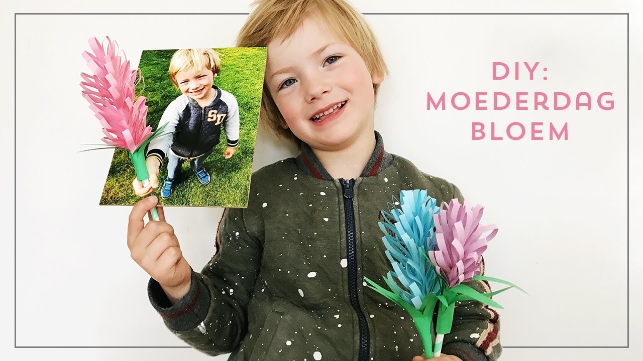 Voor Moederdag knutselen: Maak een persoonlijke bloem met foto