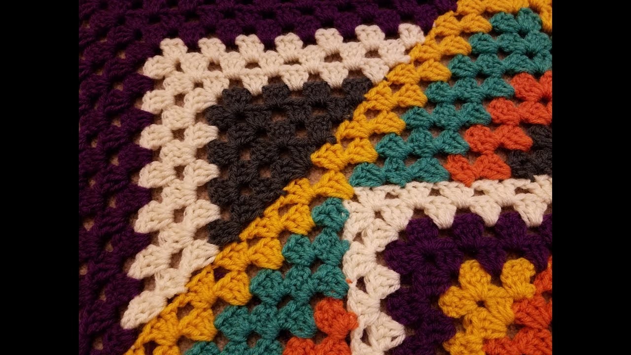 Kaleidoscope Granny Square Blanket Crochet Along (pt. 3.4)