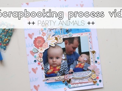 Scrapbooking process video ~ DLS #43 Spring Confetti ~ Flowergirl