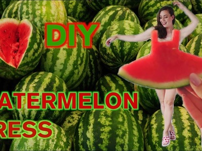 INSTAGRAM TREND WATERMELON DRESS  DIY. WITHOUT A WATERMELON ! #watermelondress | ♥ iamtheknees