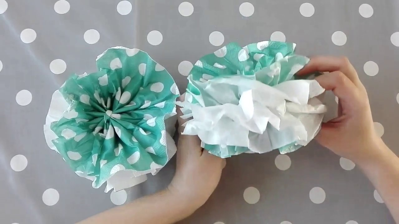 DIY: bloemen vouwen van servetten