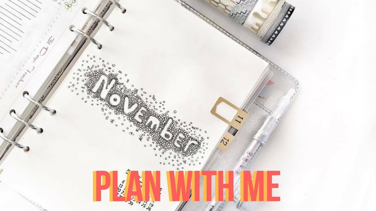 PLAN WITH ME -  November set-up | Planner.Bullet Journal