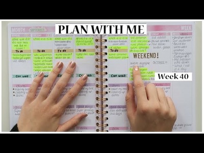 PLAN WITH ME! ???? Week 40 | Mascha planner