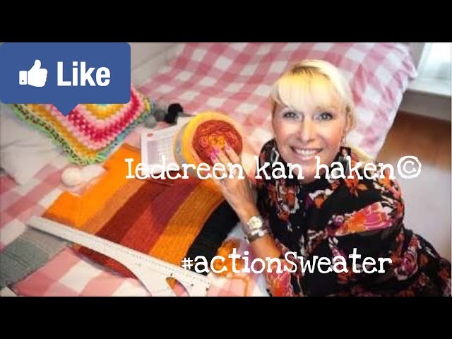 ♥️ #Iedereenkanhaken© #Action #Sweater #trui #Deel 2 #EASY #crochet#Nederlands #tutorial#haken