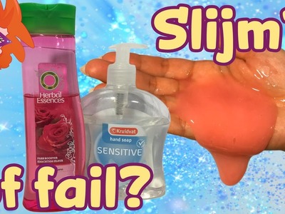 Hoe maak je slijm van shampoo zonder lijm, wasmiddel, lensvloeistof en Borax? POGING 1!