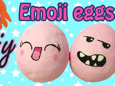 Emoji Easter Eggs DIY | Eieren maken voor Pasen van papier mache - Paaseieren knutselen
