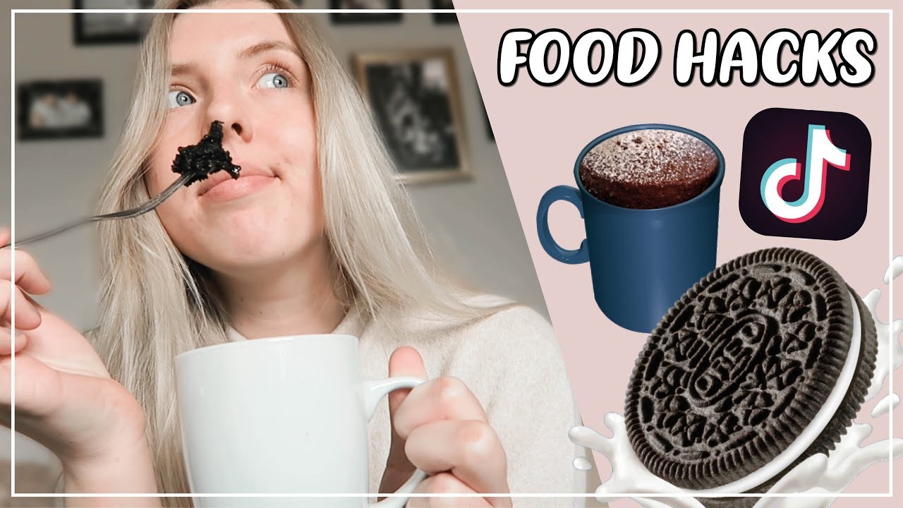 3 TIKTOK food hacks (recepten) testen: oreo mug cake, chocomelk & nutella mug cake