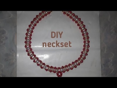 How To Make Pearl Necklace. Crystal Necklace. teluginti ammayi