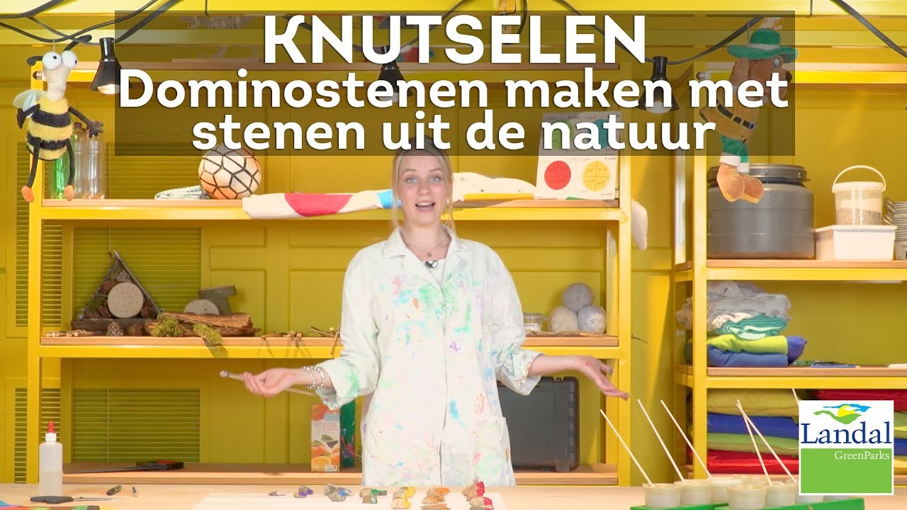 Domino stenen maken! Knutselen #1 [LANDAL TV]