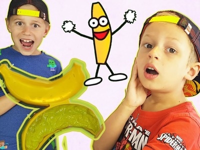 Banaan slijm maken voor de Minions met Like 2bro!