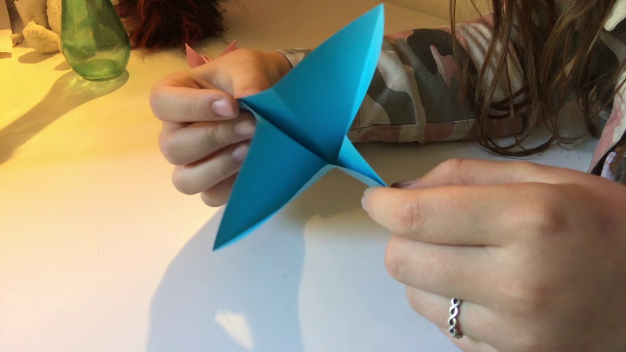 Opblaasbare origami konijntjes vouwen!!!