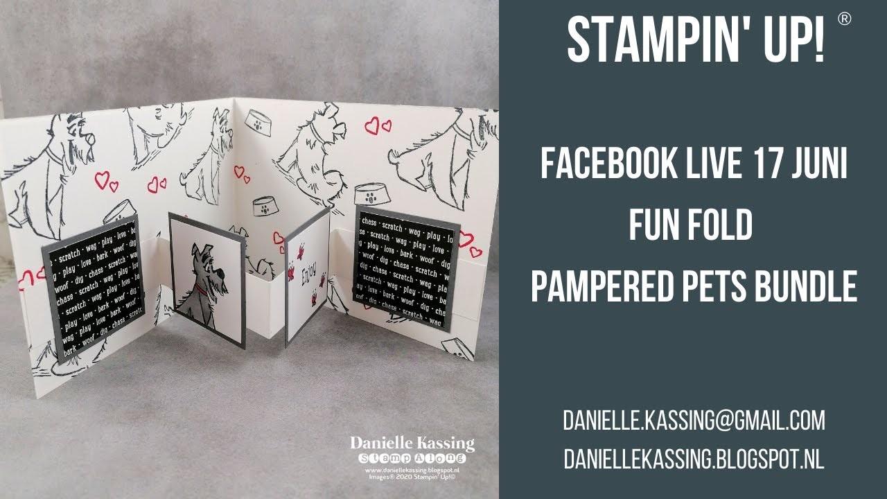 Stampin' Up! Facebook Live SOL - Pampered Pets - NL