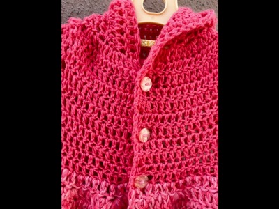 Crochet Hoodie Frock