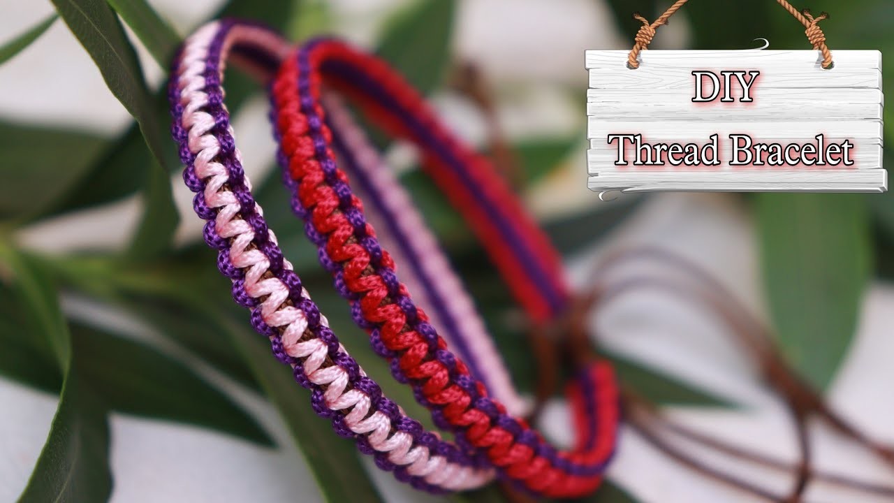Handmade Thread Bracelet Ideas | How To Make Bracelets At Home | DIY | Creation&you