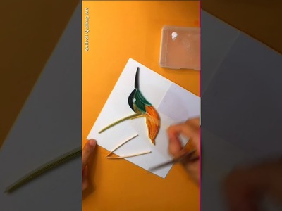 Hummingbird - Quilling paper art