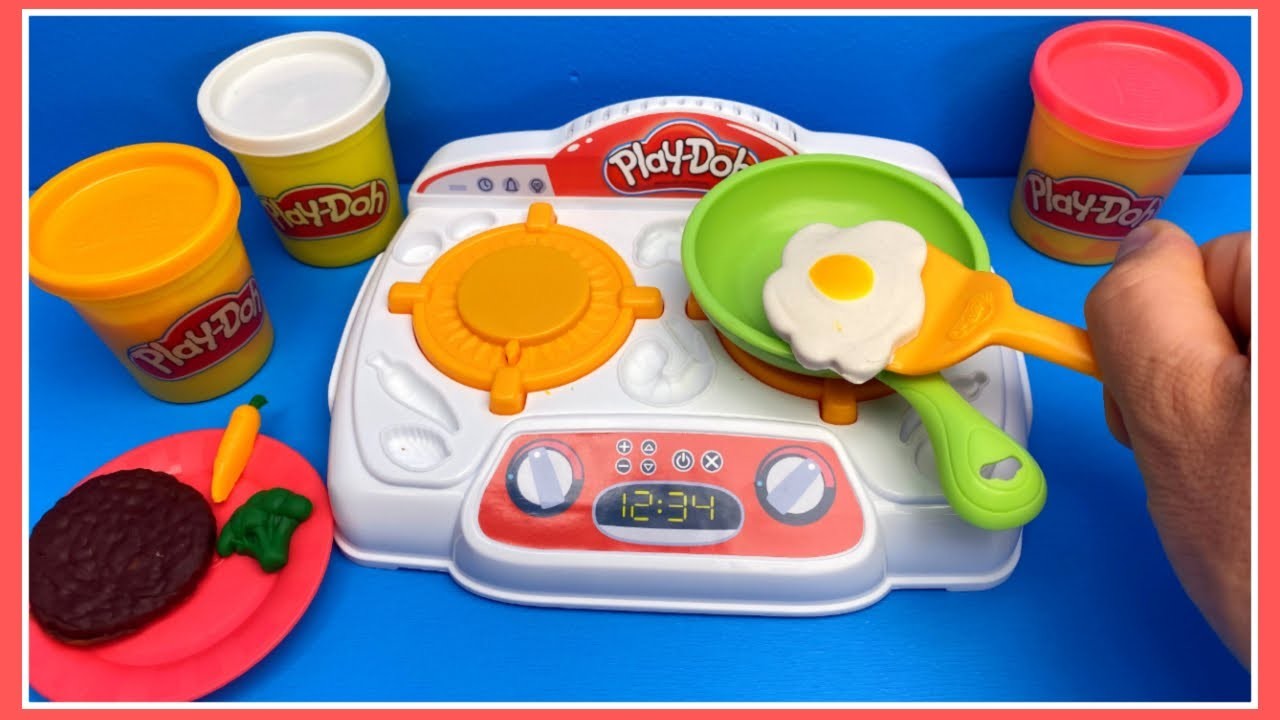Play-Doh speelgoed keuken uitpakken en spelen | Family Toys Collector