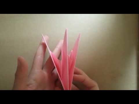 Hoe vouw je een origami vogel?