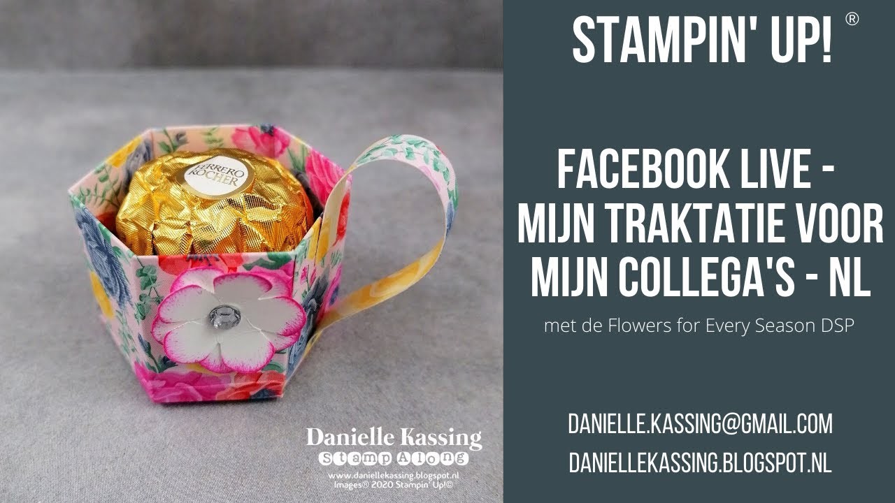 Stampin' Up! Facebook Live - traktatie.swap - NL