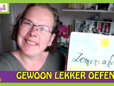 Gewoon lekker oefenen met handletteren | bujo 21