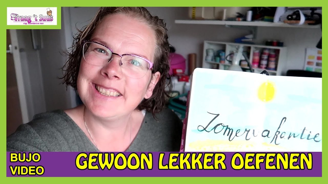 Gewoon lekker oefenen met handletteren | bujo 21