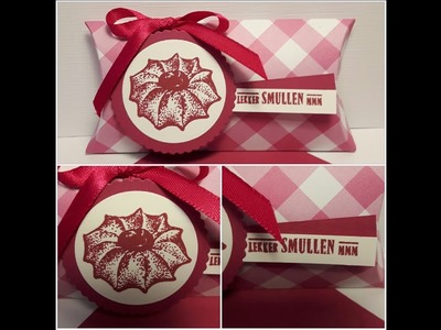 Pillow box cadeaudoosje koekje - pillow giftbox cookie