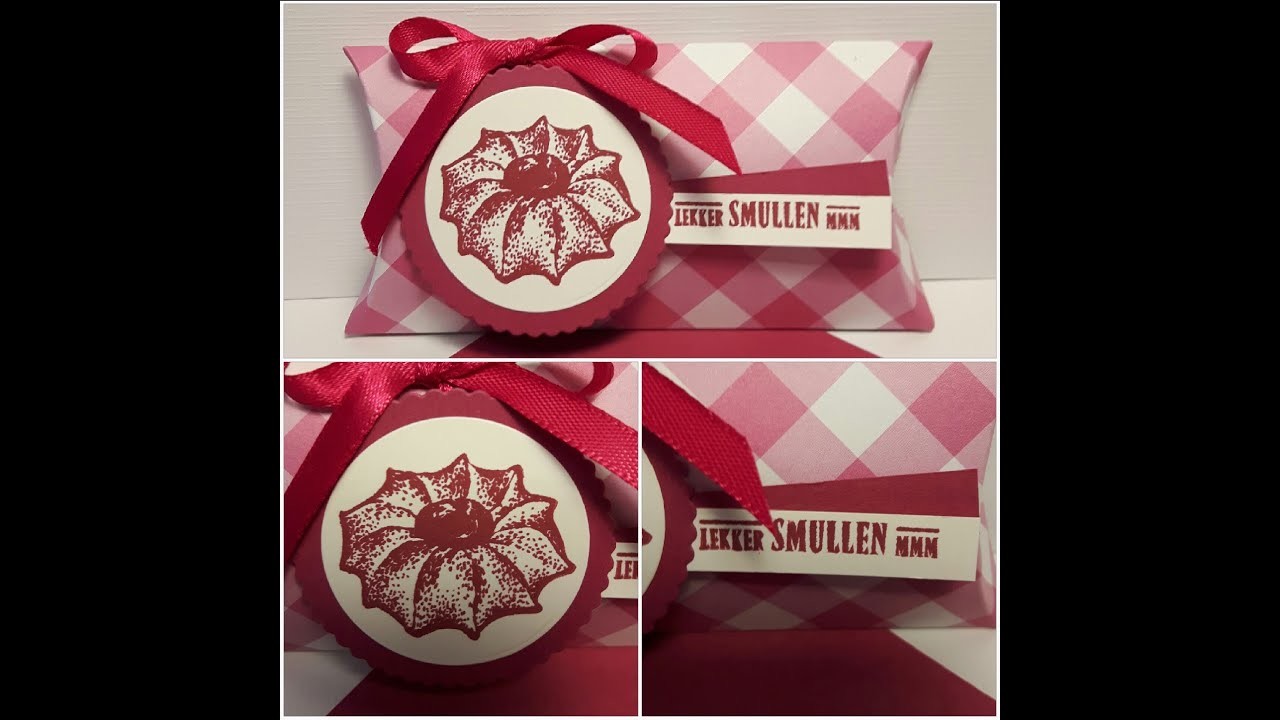 Pillow box cadeaudoosje koekje - pillow giftbox cookie