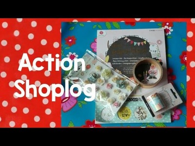 208. Action shoplog. haul  met nieuwe washi, gifttape, luxe paperblok