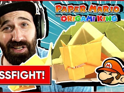 DE AARD ORIGANT IS DE EERSTE BAAS ! | Paper Mario The Origami King #7