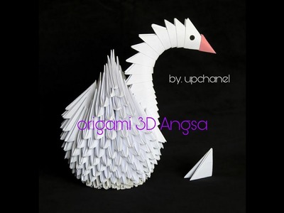Origami 3D angsa paling gampang
