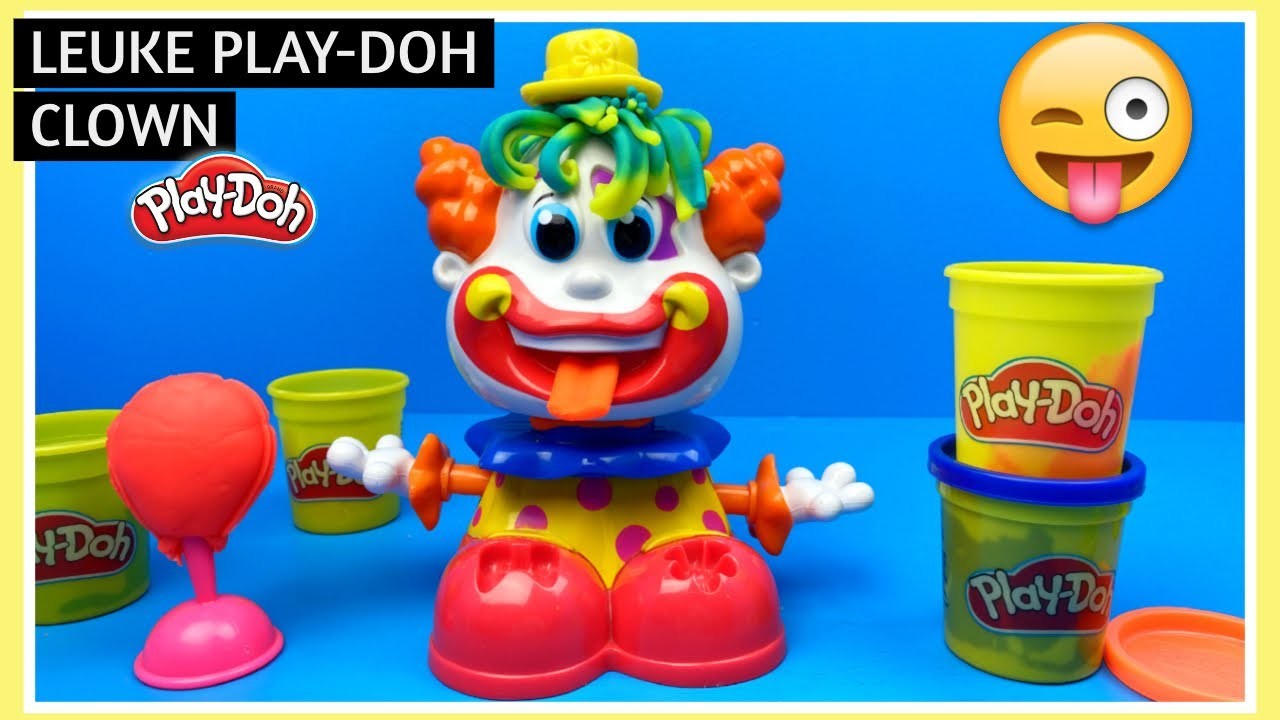 Play Doh Clown speelset en kleurwedstrijd | Family Toys Collector