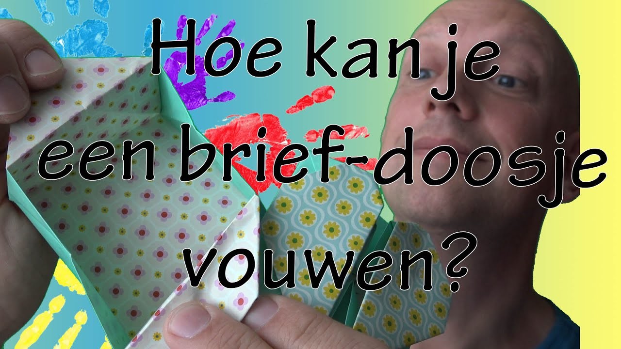 Zo kan je een brief doosje (of hartjes doosje) vouwen