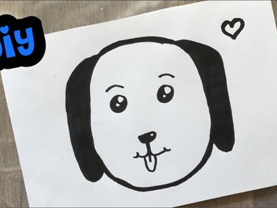 HOE teken je een HOND? - Hond Tekenen makkelijk . HOW TO DRAW A DOG