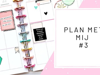 Plan met mij #3 ♥ Craft Sensations Creative Paper Collection ♥ Classic Happy Planner ♥ Nederlands