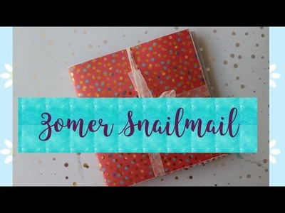 Snailmail maken in het zomer thema.